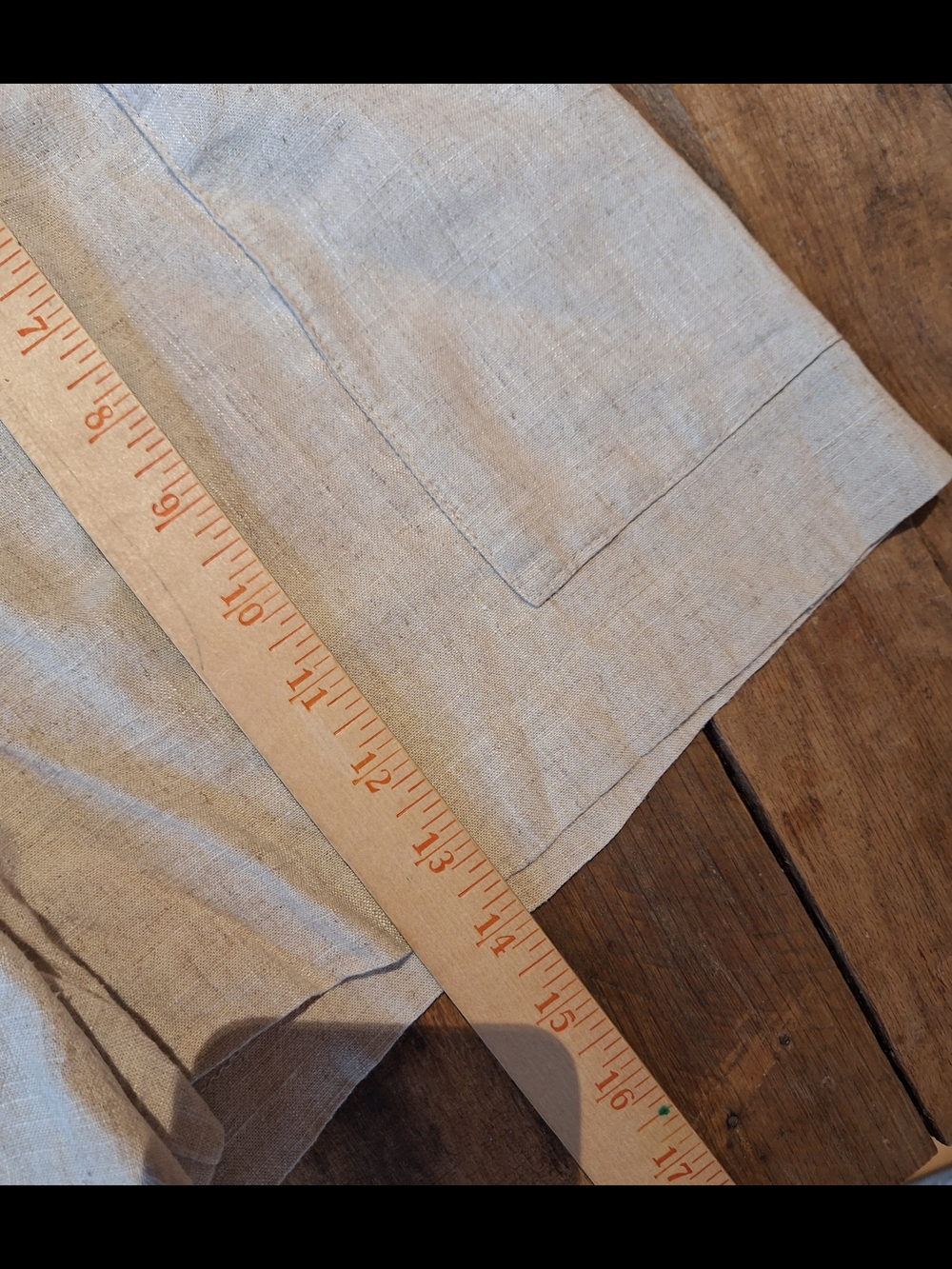 H&M Natural Linen-Blend High Waist Elastic Shorts - Picture 5 of 5